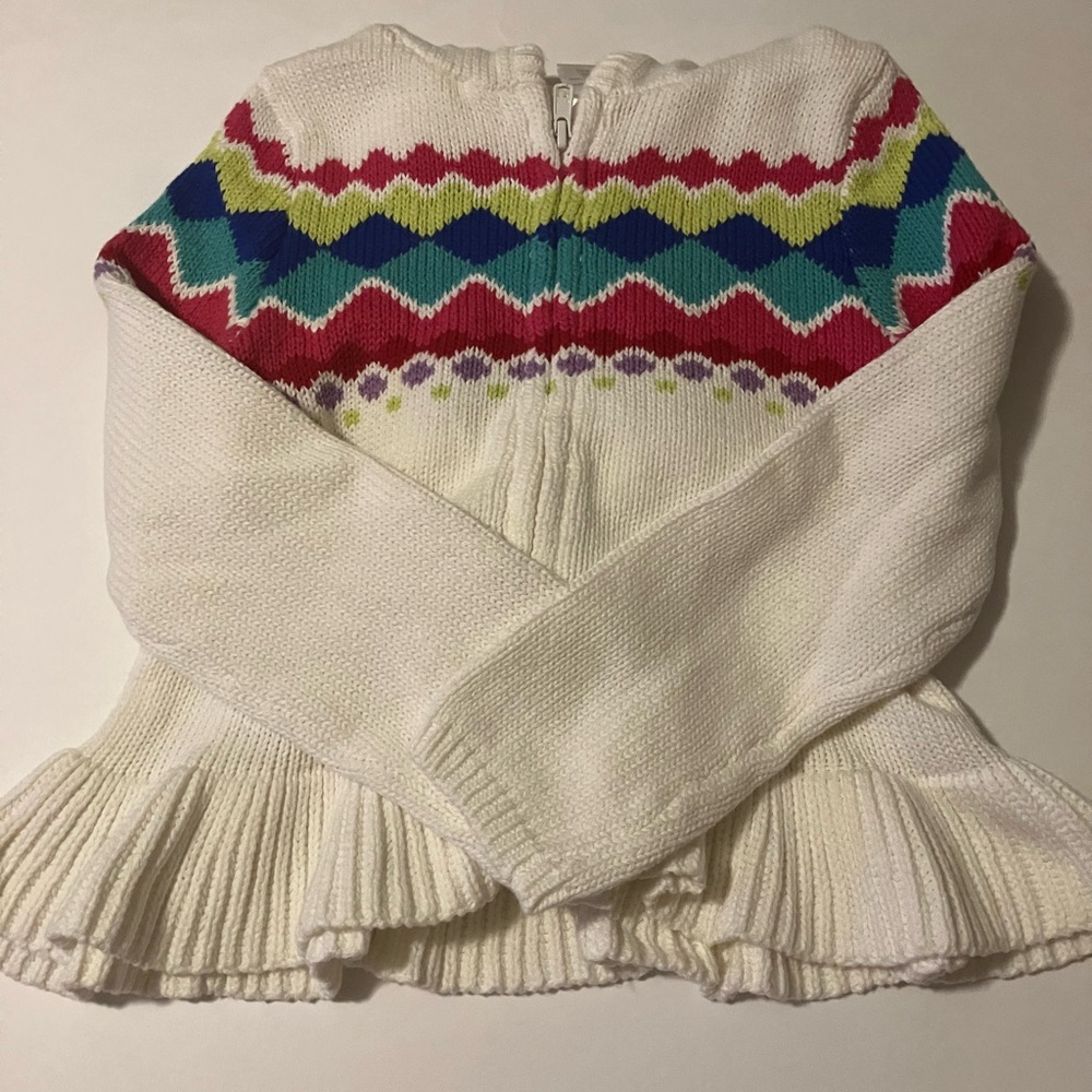 NWT Gymboree Girls flared knit hoodie